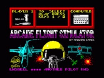 Arcade Flight Simulator (1989)(Codemasters) Rom